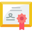 Quality certification icon